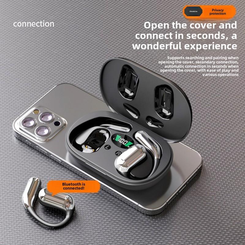 OWS Earless Bluetooth Headphones Wireless Ultra-long Life Noise-cancelling Earphone Sports Music Headphones