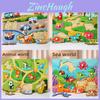 Wooden 3d Puzzle Block Set With Diy Fun For Kids Play And Learning