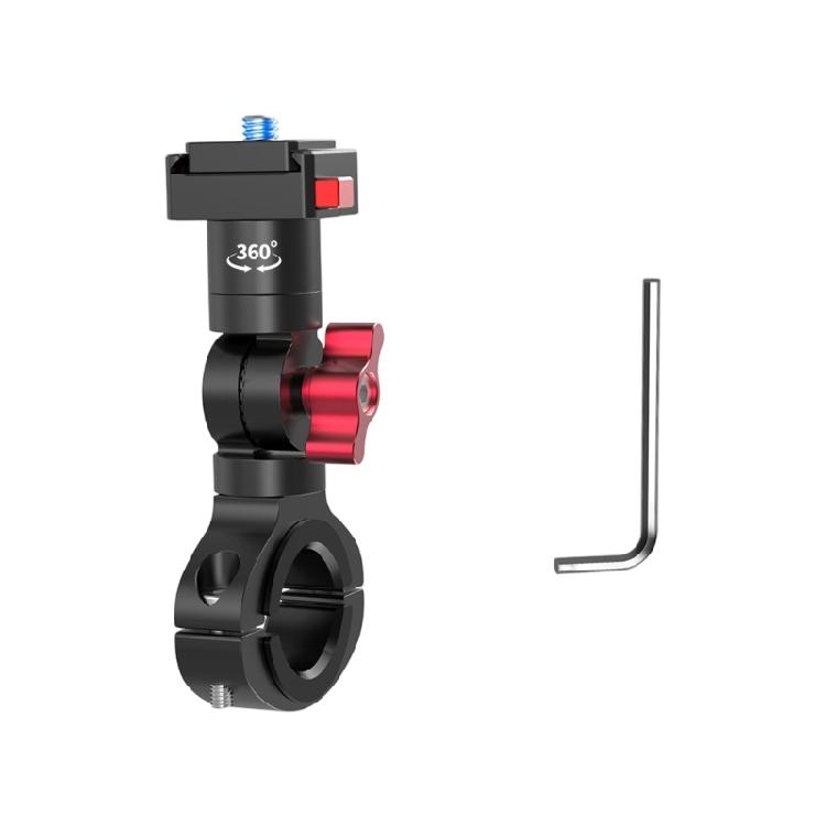 Svorka s držákem na řídítka pro kolo a motorku, Držák na trubku kola pro 360° akční kameru