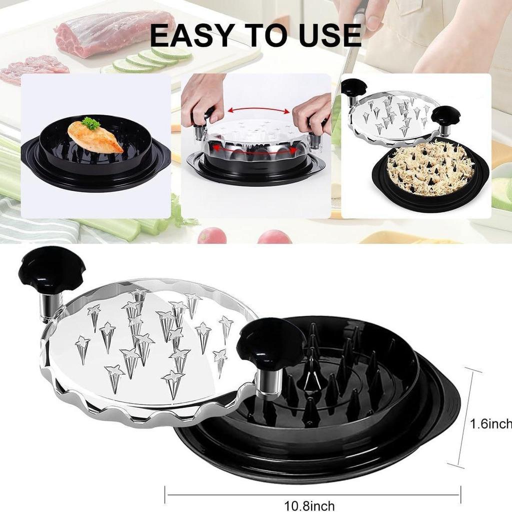 Multi-functional Chicken Breast Shredder & Grinder: Household Slicer, Separator, Baby Food Maker