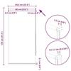 Store enrouleur occultant crème 60 x 120 cm 240741