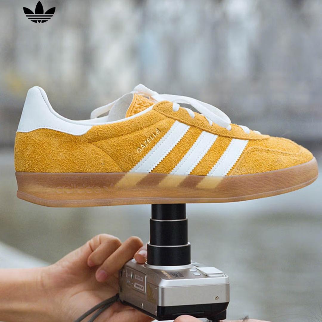 

Кроссовки Adidas в стиле Т GAZELLE INDOOR Ретро-кроссовки Обувь для тренировок Adidas Трилистник HQ8716 35.5 жёлтый