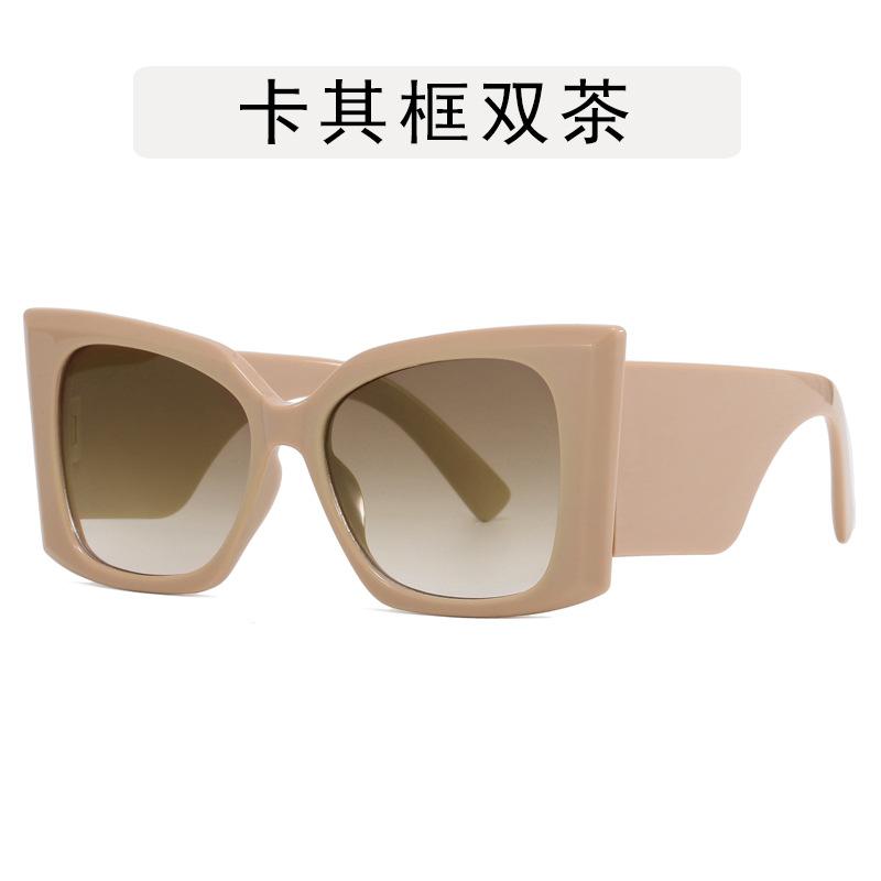 European American Fashion Women's Sunglasses Cat Eye Shape Wide Leg Man Sun Glasses Vintage Retro Female Sunglass