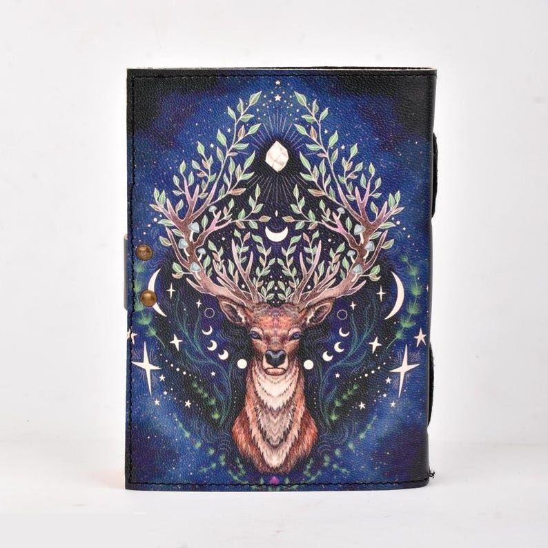Printed Deer Pocket Diary Notebook With Lock Clasp For Gift/Office Use (5x7 Inch,200 Pages)