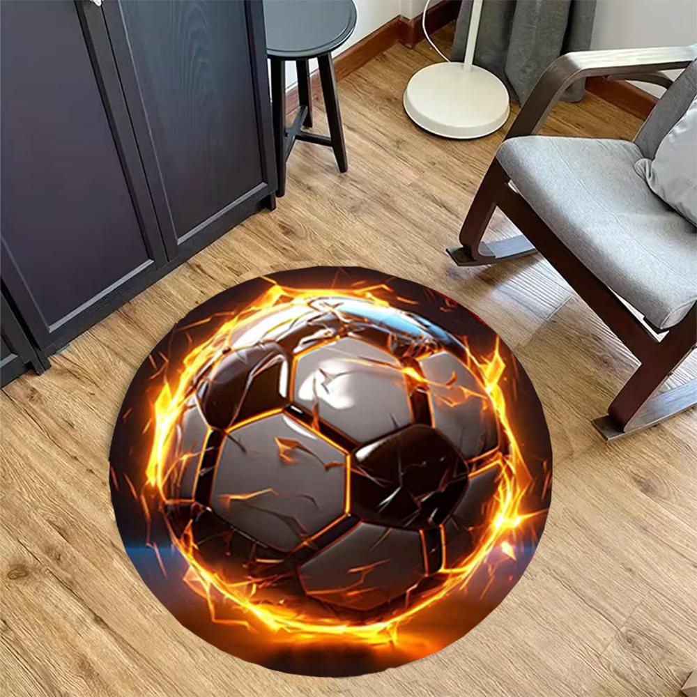 1 stuks Voetbal vloerkleed huis tapijt antislip ontwerp voor kantoor decoratie cadeau woonkamer slaapkamer