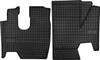 Dywaniki Samochodowe Gumowe Do: Mercedes Axor Ciężarowy (1999-) - Czarne, Dopasowane