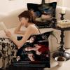 Movie The Vampire Diaries Cushion Cover Pillowcase Upholstery Sofa Throw Pillow Home Decor Pillowcas