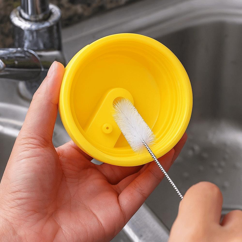 3pcs/set Soft Hair Brush Bottle Cleaning Brushes Flexible with Hanging Hole Gap Brush Reusable Pipeline Cleaning Tools