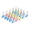 M&G Colorful Binder Clip Set, Assorted Sizes (6 Tubes)