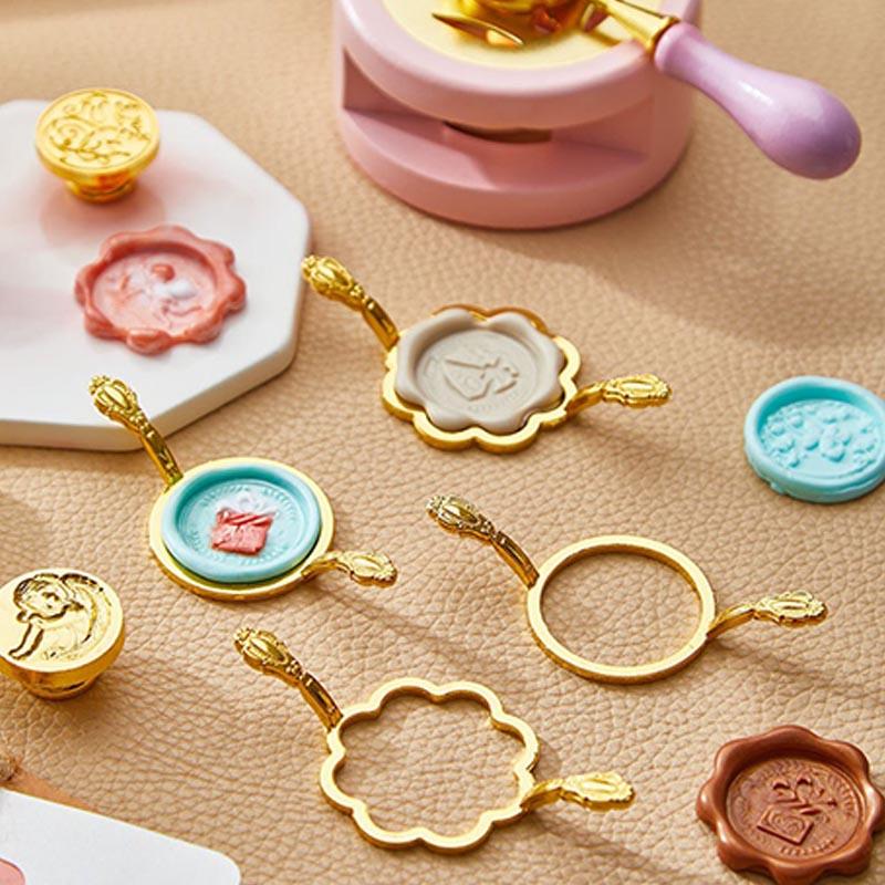 Metal Seal Wax Molds Stamp Shape fixed Invitation Card Birthday Gifts Decoration wax seal stamp craft supplies Scrapbook Design