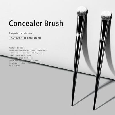 Pincel de Maquilhagem Pincel Corretor Cabelo de Fibra Macia Cabo Preto Pincéis de Maquilhagem Para Mulher Ferramenta de Maquilhagem