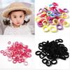 KOUMAKI Children's Hair Ties, Baby Hair Ties, Elastic Bands, Hair Accessories, Soft, Kids, Girls, Hair Ornaments, Available In Black, Colorful, Pink,