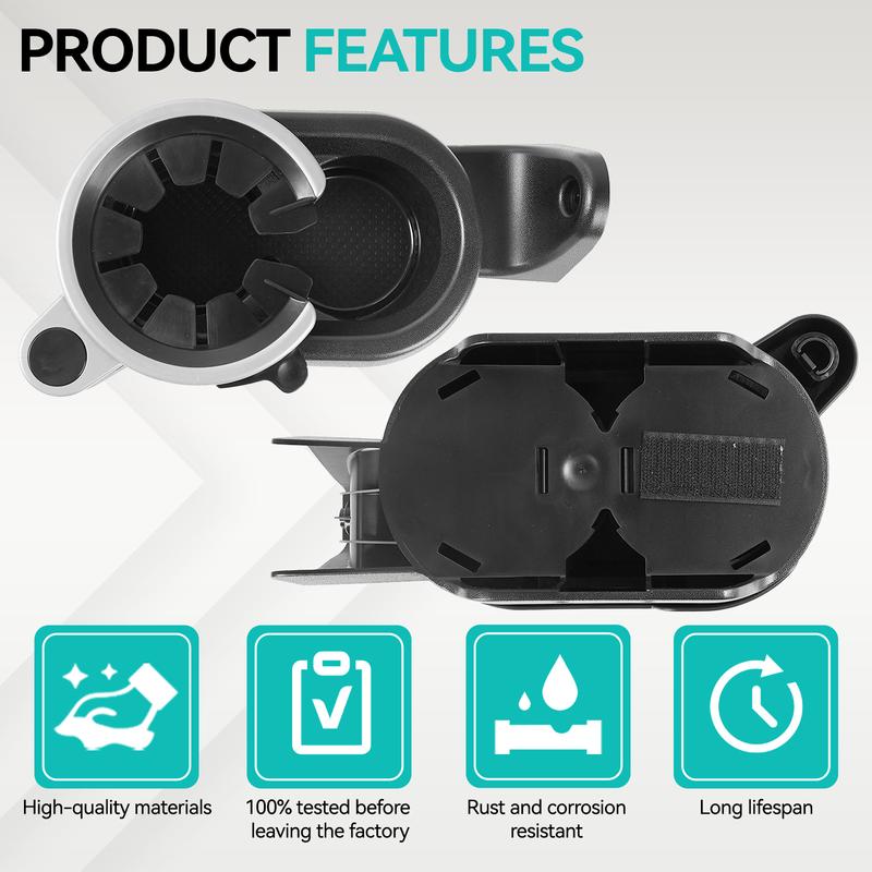 For Mercedes Smart Fortwo 451 450 1998-2015 Car Double Cup Holder Center Console Drink Mount Adapter A4518100370 4518100370