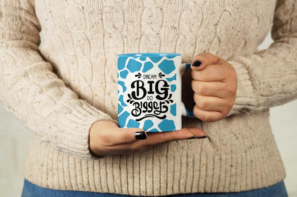 Inkdotpot Dream Big Do Bigger  11 Oz  Ceramic Coffee  Mugs  Inspirational Gift For Nature