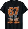 Basketball 67 Six Seven Funny Gen Alpha Meme Drip T-Shirt