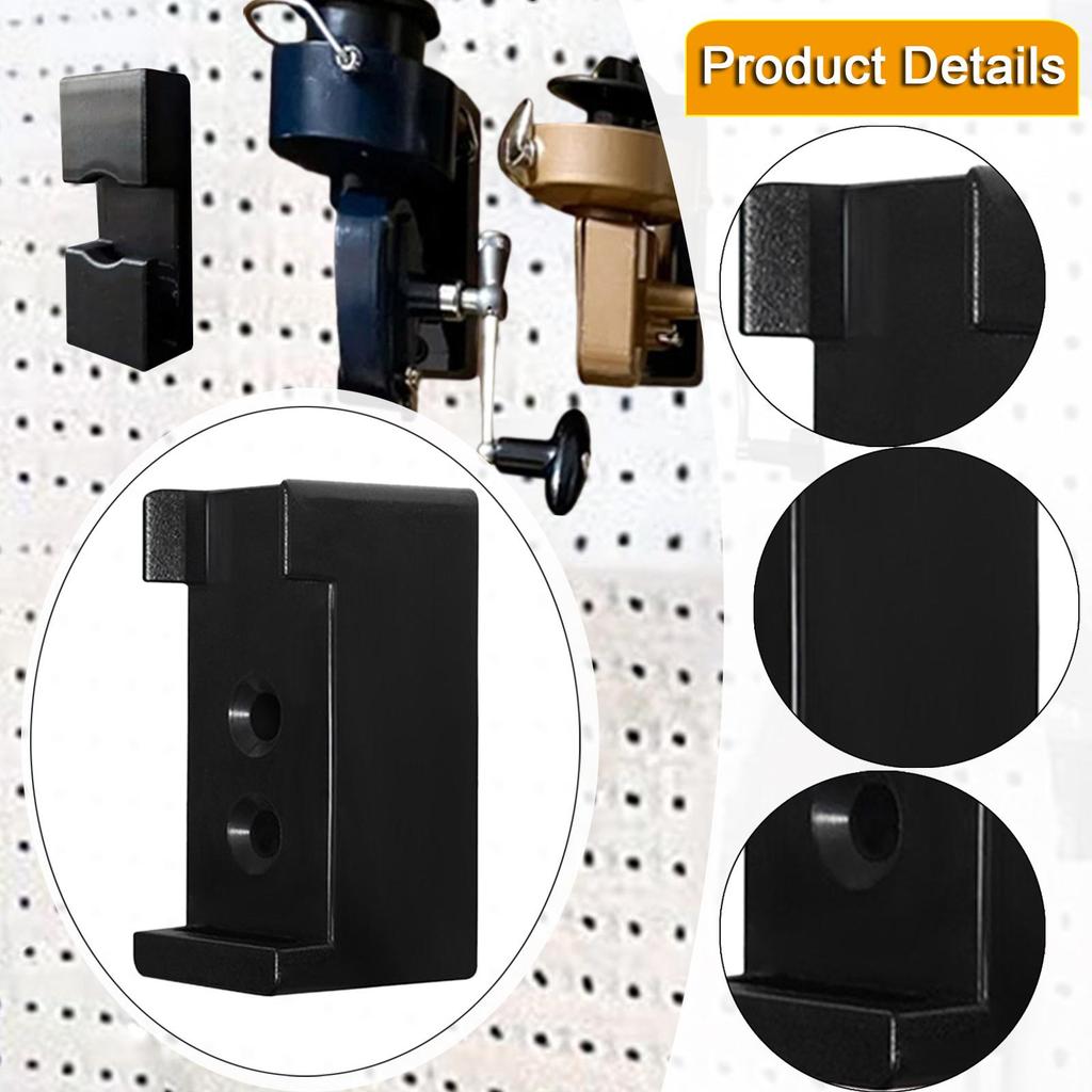 Fishing Reel Holder Space Saving Easy Installation Sturdy Wall Mounted Fishing Reel Storage Rack Fish Equipment Display Stand