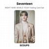 Seventeen RIGHT HERE WORLD TOUR Trading Card Set Official Photocard