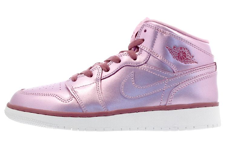 Air Jordan 1 Mid Se  Pink Rose  Gs AV5174-640 37.5