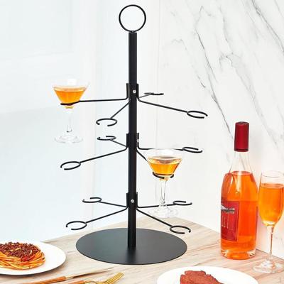 Champagne Tree Stand Display Wine Holder Glass for Kitchen Home Storage