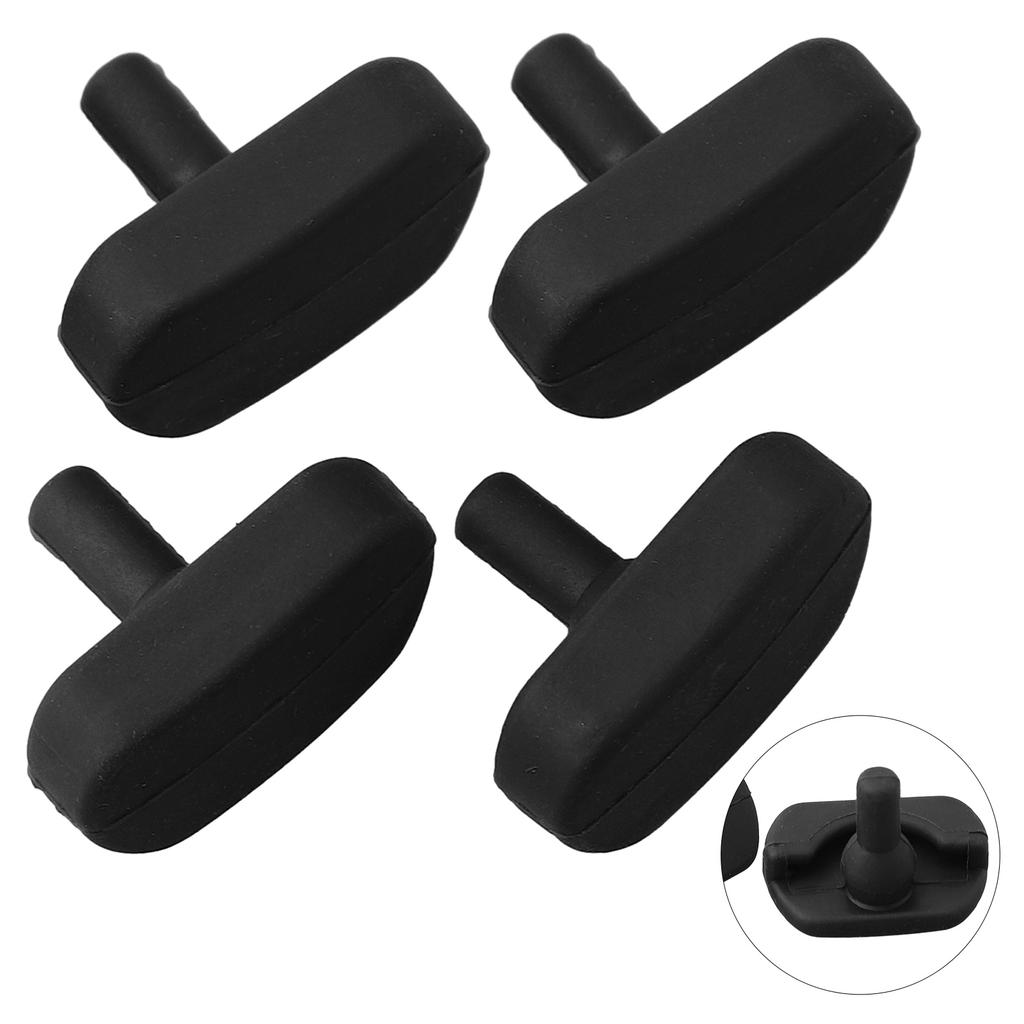 4/8 Stück Heißluftfritteuse Silikon-Stoßfänger Tablett Schutzhülle Spitzen Ersatz Kratzfest Hitzebeständig Heißluftfritteuse Teile