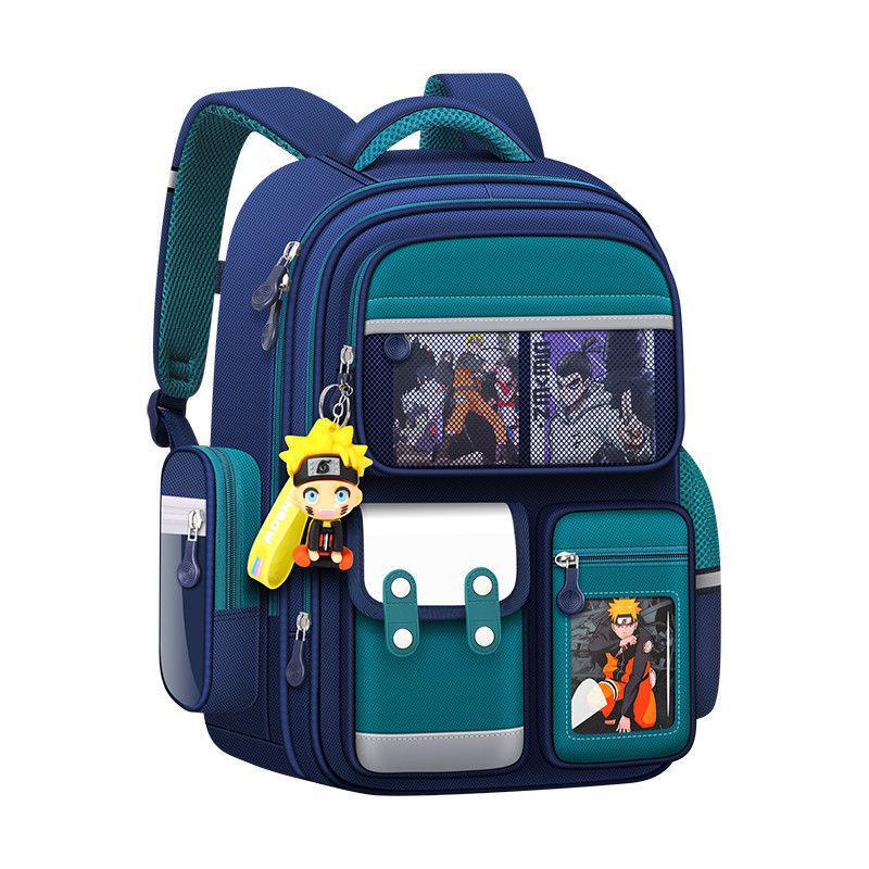 Large Capacity Naruto Backpack for Boys & Girls, Grade 6 - Lightweight, Spine-Friendly