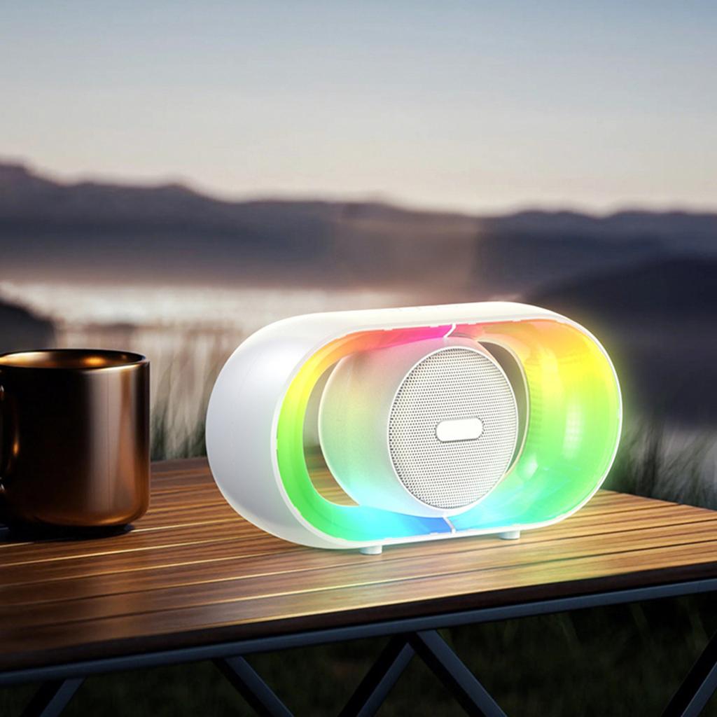 Rechargeable LED Wireless Speaker Lightweight ABS Design 360 Sound Immersions Suitable for Parties Camping Travel