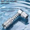 Grease Gun Nozzle 90 Degree Heavy Duty Alloy Steel Leak Proof for Narrow Space Home Garage Repair Use