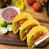Support à Tacos en Acier Inoxydable Plateau à Tortillas Double Face Support à Burritos Présentoir à Tacos pour Sandwiches Gaufres