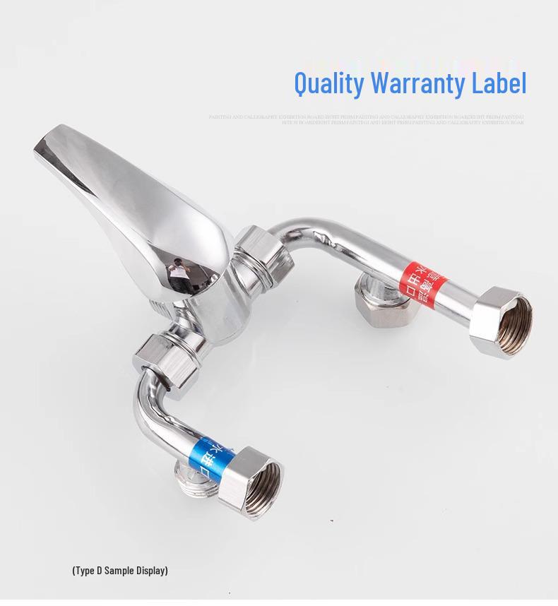 All-Copper U-Shaped Electric Water Heater Mixer & Shower Faucet Set with Pressure Boosting Valve