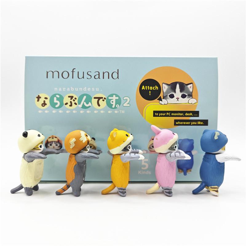 Mofusand Ornament Models With Animal Series Panda Dog For Collectible Gift