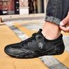Herrskor Casual Andningsbara Utomhusskor Herr Bekväma Lätta Herrskor Klassiskt Märke Läderskor Casual Sneakers Stor Storlek 38-47