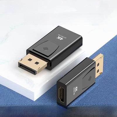 Adaptateur Grand 4K DP vers HDMI - Convertisseur Vidéo HD pour Moniteurs d'Ordinateur et Projecteurs