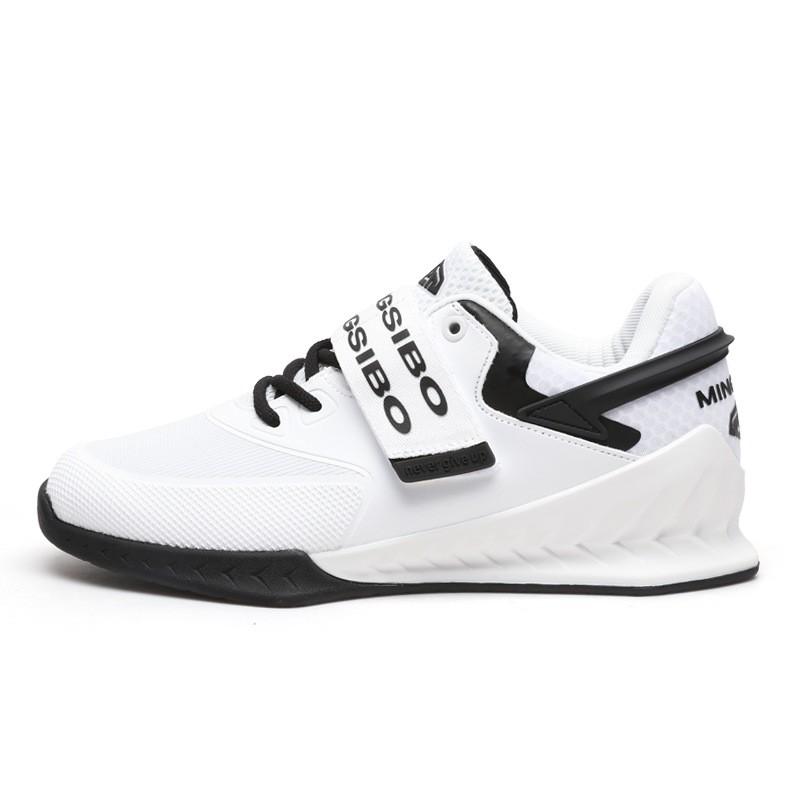 Unisex Weightlifting Shoes Squat Deadlift Indoor Gym Training Supportive Stable Non-Slip Fitness Footwear