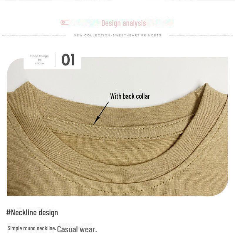 2024 Sommer Jungen Reines Baumwoll Kurzarm T-Shirt - Dünner Stil Oberteile für Kinder