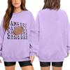 Unisex Lightweight Long Sleeve Neck Sweatshirt with Fashion Print for Everyday Wear