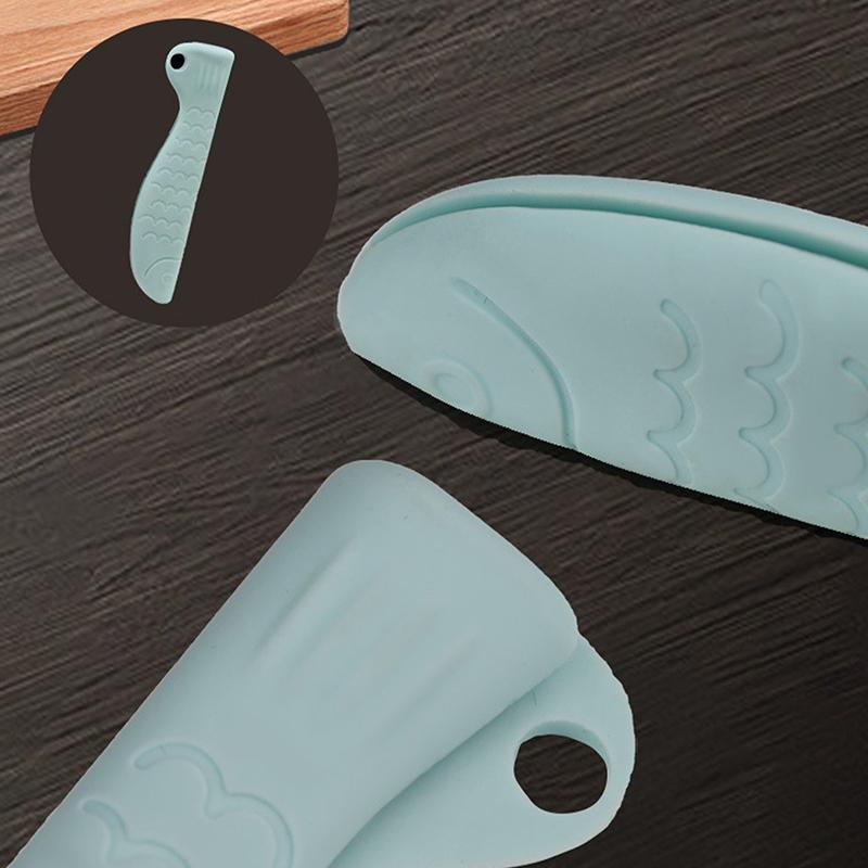 1Pc Silicone Knife Cap Cut Chicken Bones Chopping Booster Knife Bracket Cap Holder For Meat Cleaver Cooking Tool