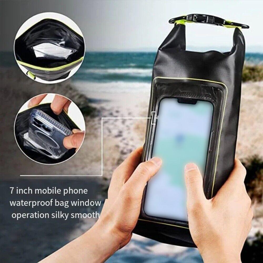 2L PVC Clip Messenger Bag Outdoor Cell Phone Bag New Swimming Waterproof Bag