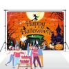 Party Castle Halloween Pumpkin Ghost Background Cloth Banner Photography Props