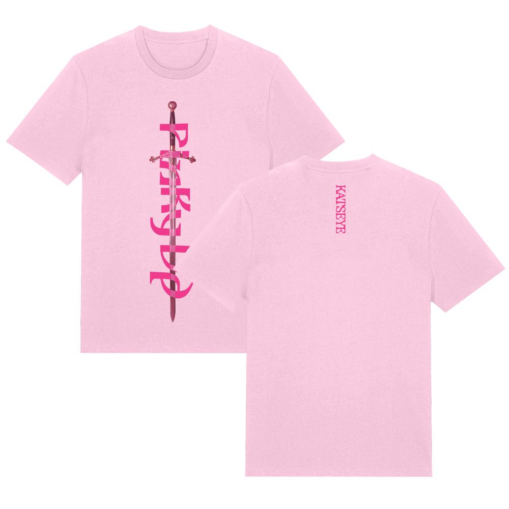 PINKY UP T-Shirt KATSEYE Merch 2026 Short Sleeve T Shirts Summer Round Neck Pure Cotton Tees Fashion Unisex Pop Loose Streetwear