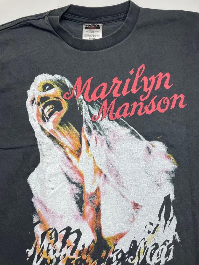 Marilyn Manson 90er Vintage T-Shirt Band Film Anime
