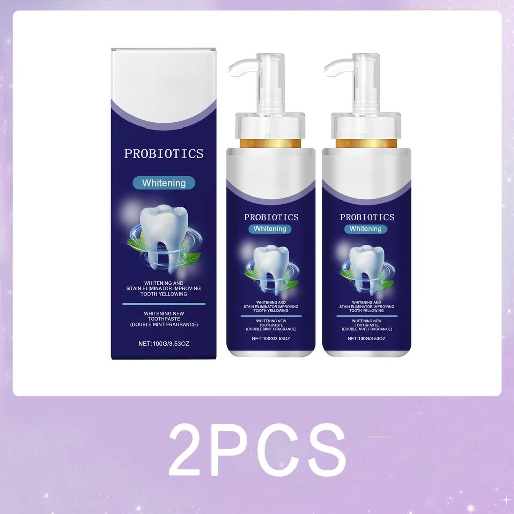 Tandkräm Känsliga tänder Blekning Fläckar Melaninborttagning Stärker emaljen Frisk mintsmak Vita tänder Rengöring Tandköttsvård