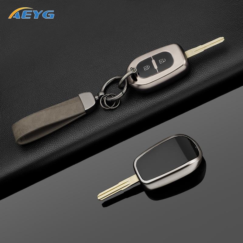 New Tpu Car Key Case Cover Shell For Renault Kwid Traffic Symbol For Dacia Sandero Logan Duster Fob Accessories