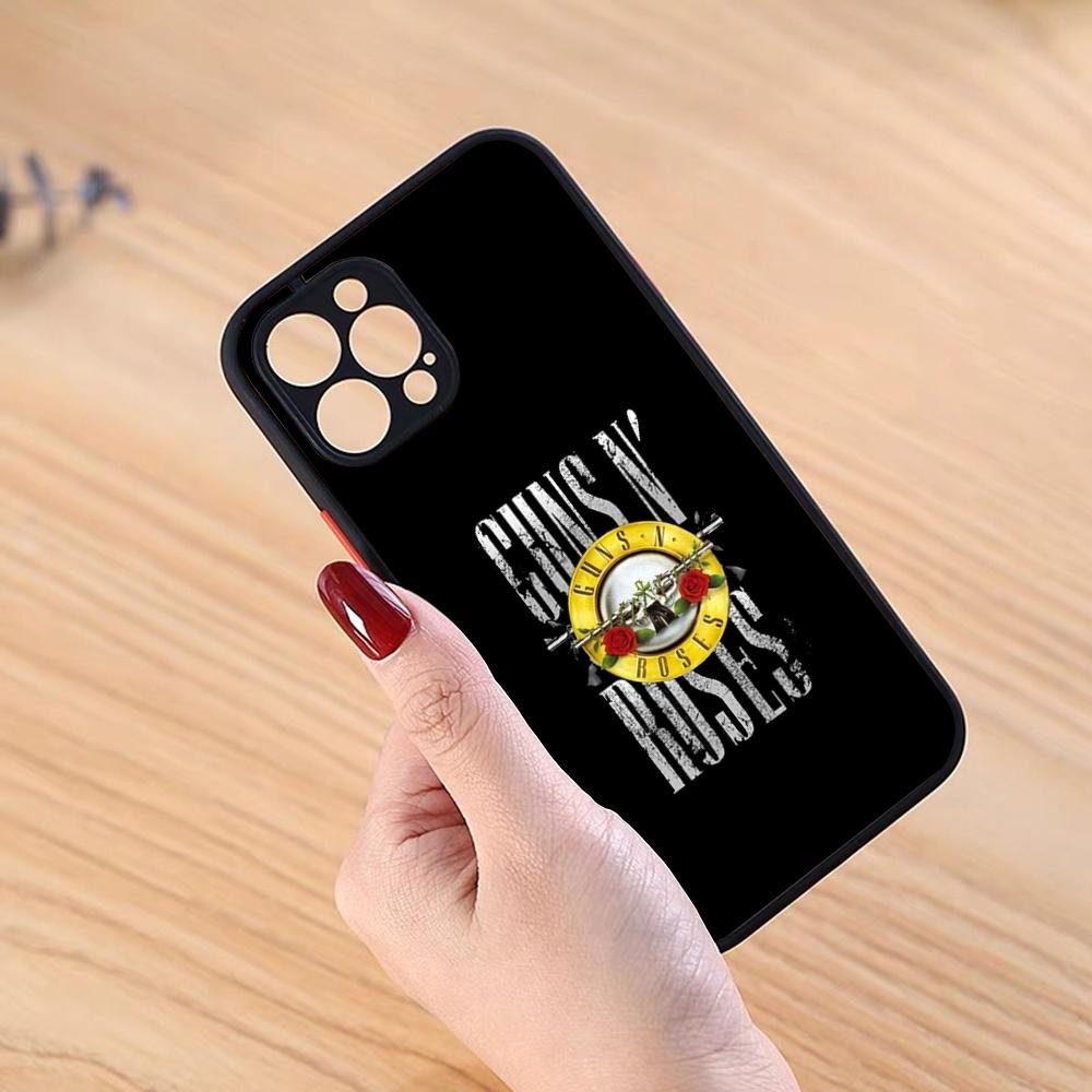 Guns N Roses Good Time Phone Case Black Matte For IPhone 16ProMax 15 13 12 11 14 Pro Max Mini Plus SE2020 XS Max XR Cover