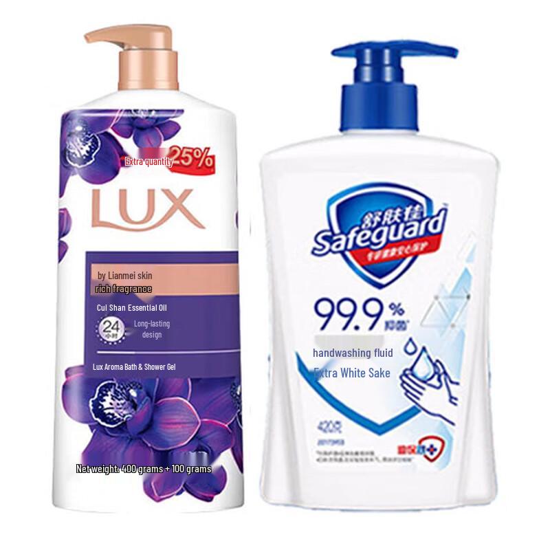 

Lux Enchanting Lotus Shower Gel & Safeguard Hand Wash Bundle