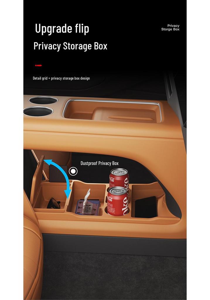 Li Auto I8 Center Console Storage Box for 25 Models: Interior Car Accessory