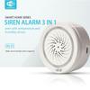 Graffiti WiFi Smart Temp & Humidity Sensor with Sound & Light Alarm