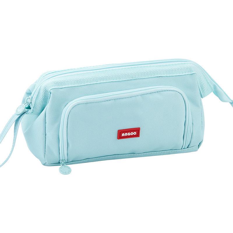 2024 Large Capacity Canvas Pencil Case For Students With Multiple Colors And Compartments