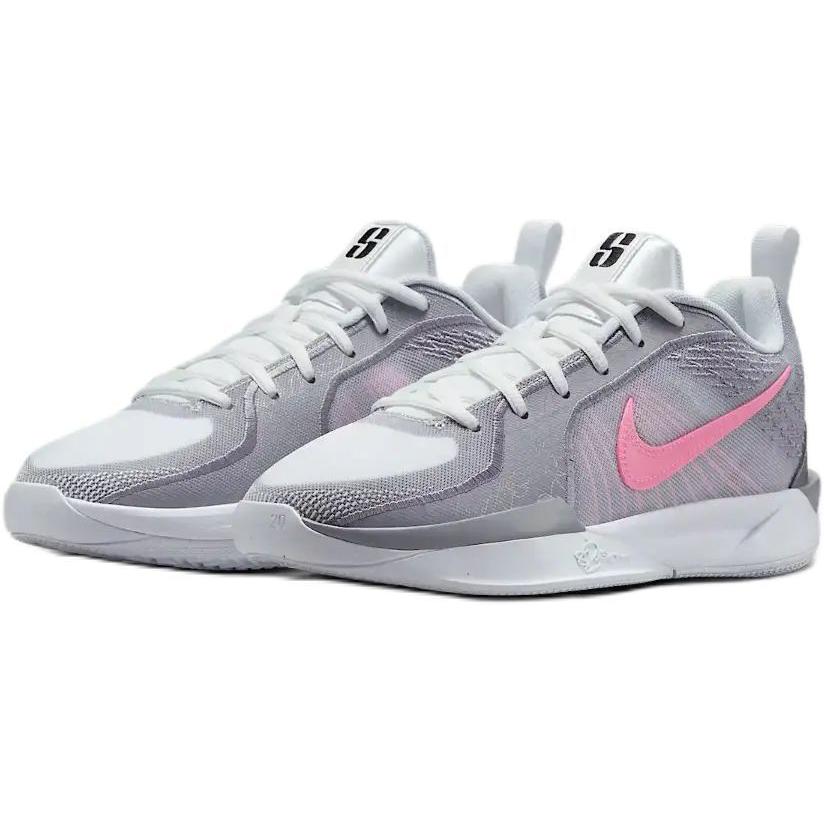 New Nike Sabrina 2 Anti-Slip Wear-Resistant Low-Top Children's Basketball Shoes Gray Teenagers FQ7376-101
