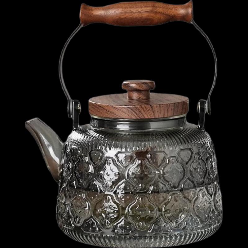 Wutuo Ruyi Style Glass Teapot with Top Handle