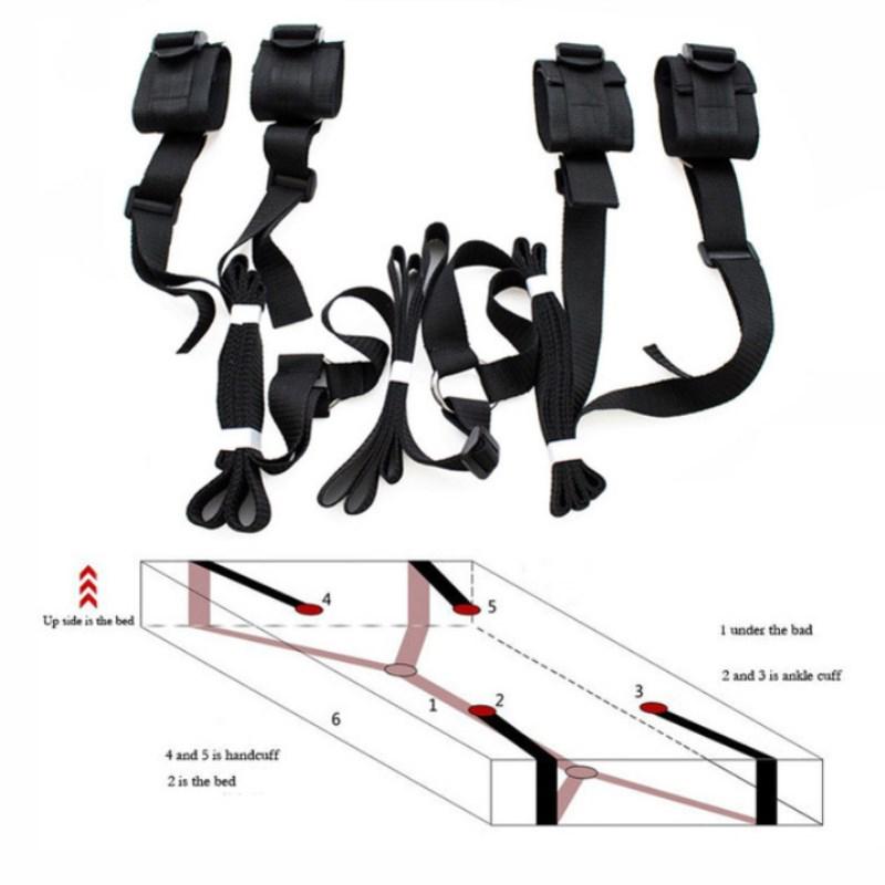 Bondage Kit Back Restraints Fetish Erotic Sex Toys For Couples Woman Female Slave Collars Handcuffs Necklace  Adult Games